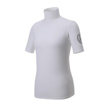 여성 하프 허그 H넥 셔츠 AR253WHITE