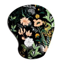 손목보호대 인체 공학적 마우스 패드 손목 받침대 실리콘 미끄럼 방지 책상 지원 사무실 컴퓨터 매트, L