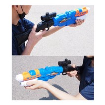 파워 펌프 자동 샷건 어린이 유아 대형 물총 워터건