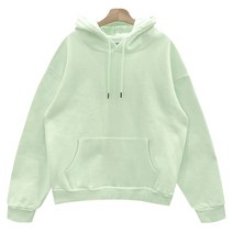 제타22 남성용 헤비 쭈리 무지 베이직 기모 후드티 [1530]