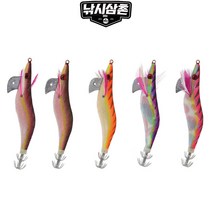 다까미야 에기 봄버 하드베이트(에기) 낚시삼촌, 핑크, 3.5호