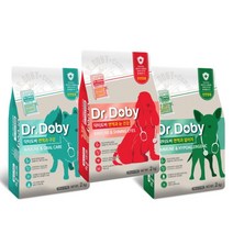 닥터도비 면역력 사료 2kg 3종 면역력 강화를 위한 영양성분을 함유한 눈물 알러지 구강 관리 케어 사료 강아지 면역력 강화 사료, 면역과 알러지 2kg, 5개
