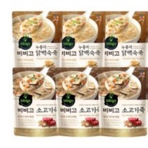 비비고 소고기죽 420g x 3p + 누룽지 닭백숙죽 420g x 3p 세트, 1세트