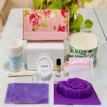 에코비누비 수제 노니비누 만들기 재료세트(대용량5개분량) / 학교 단체 체험 만들기키트( 사은품-비누거품망/비누상자 증정), 모든타입용