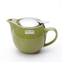 제로재팬 도자기 라운드티팟 2인용 450ml 알로에 _20229911EA, 쿠팡 본상품선택
