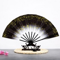 중국 전통 꽃 부채 댄스 팬 다채로운 29*51cm 성인 핸드 방수 이브테일 a 메인 Abanicos Para Boda De Mano, 한개옵션1, 13 A13
