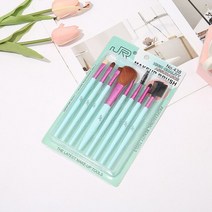 문방사우 서예붓 세트 붓글씨 한글 6Pcs 휴대용 메이크업 브러시 파운데이션 아이섀도 블러셔 블렌딩 아이라인 속눈썹 여성 미용 뷰티 도구, [01] A