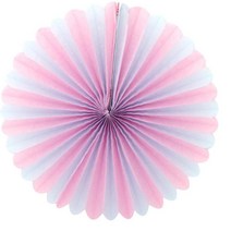 페이퍼휠 35cm 핑크/블루, 블랙