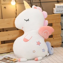 유니콘 몰랑이인형 몰랑쿠션 큰유니콘 인형, 하얀_70cm