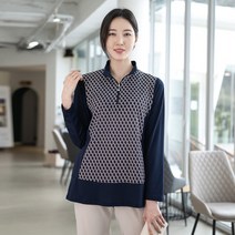 엄마옷 모슬린 반오픈 카라 긴팔 티셔츠 TK202023마담 미시옷 50대 중년여성의류 60대 엄마옷 빅사이즈 할머니옷 여성옷