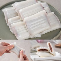 국산 백미 앙꼬 절편 2kg 굳지않는 떡 / 식사대용 떡 영양간식, 1개