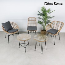 체어센스 실내 야외 겸용 의자 테이블 세트, 04 인조 라탄 테이블, 02 말리부 테이블