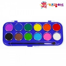 제이스토어 / 키즈맘아트 미술놀이 고체물감 12색, 상세페이지 참조