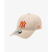 NEW ERA 무료반품 더블 로고 뉴욕 양키스 언스트럭쳐 볼캡 베이지 940UNST DOUBLE LOGO NEYYAN BEI 13338503