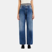 [메종마틴마르지엘라] [명품]여성 마르지엘라 21FW 백스티치 와이드 중청진 S51LA01