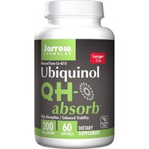 자로우 유비퀴놀 코큐텐 CoQ10 200mg 60젤, 60정, 1개