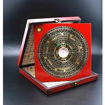 풍수나침반 패철 풍수지리황금나침반 대형 geomantic 마스터 도구 동남 아시아 +, 폭 23cm