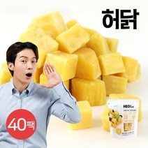 [허닭] 아이스 고구마 큐브 100g 40팩, 단품