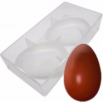 폴리 카보네이트 이스터 에그 초콜릿 몰드 오스 트리치 알 모양의 캔디 몰드