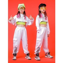 Made for u 여아 비보이 겨울재즈복 아동힙합공연복 걸 모델 패션