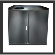 카페셀프바 분리수거함 분리수거통 재활용 3단분리 음료 반납대, 8.경사진직선투사더블도어100x90x50