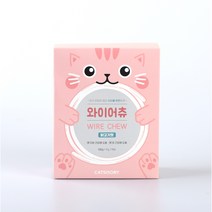 캣츠모리 와이어츄 닭고기맛 고양이껌 간식 고양이 입냄새 치석제거, 3p