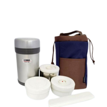 라라와 보온도시락 국내산도시락통 스텐도시락 수능도시락 직장인도시락통 등산도시락통 캠핑도시락통 보온보냉 사계절도시락, 1.1L, 1개