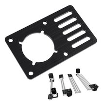 블랙 액세서리 사무실 3D 프린터 부품 양극 처리 알루미늄 모터 마운트 플레이트 NEMA 23 용 openbuilds에 유용한 전문 CNC