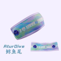 캐릭터 다이빙후드 스쿠버 프리다이빙 슈트 모자 서핑 인어공주 스트랩, O