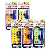 일본 잭스 덴탈프로 치간칫솔 I자형 30p (15p x 2개) 일자형 2개 세트, 4호(M) x 2개, 4호(M) x 2개