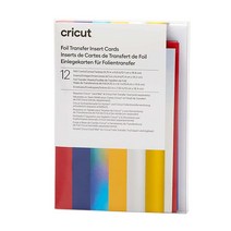 Cricut 포일 트랜스퍼 인서트 카드 S40 Cricut 카드를 만드는 쉬운 릴리즈 포일 카드 생일 카드 생성 감사 카드 Cricut Joy/Maker/Explore Ma