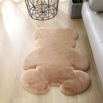 곰돌이 침실 러그 단모 물세탁 거실 카페트 아이방 침대 옆 베어 이케아 귀여운 구름 워셔블 사이잘룩 소파 커버 미니 매트