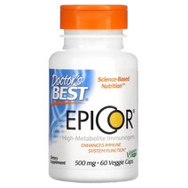 닥터스 베스트 Epicor 500 mg 60 식물성 캡슐