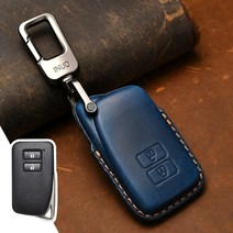 레트로 가죽 자동차 원격 키 케이스 커버 렉서스 NX GS RX IS ES GX LX RC 200 250 350 LS 450H 300H 체인, 01 2 Btn Blue Key A