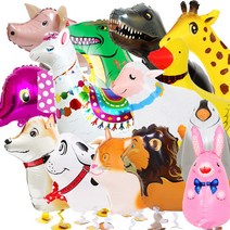 산보 산책 헬륨 풍선 헬륨가스 생일 파티용품, 07.불품는드래곤