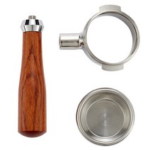 바텀리스 포터필터 카페 커피 머신 51 54 58mm 핸들, 51mm, 복근 핸들-2 입