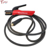 전극 홀더 케이블 세트 용접 리드 3m 16sqmm 구리 와이어 DKJ35-50 커넥터 160/200/250A 아크 스틱/MMA, 한개옵션0