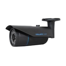 (토스트캠 2 in 1 CCTV 적외선 뷸렛형 TC-2IBA-54K (200만화소 (고정렌즈-3.6mm/LED54개 (블랙 블랙/적외선/고정렌즈/뷸렛형/토스트캠/만화소, 단일 모델명/품번