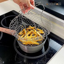 홈앤이지 열일하는 요리망 1+1 조리망 라면망 스텐 채망 튀김망 음식 건지개 소쿠리 주방 조리기구, 1+1 열일하는요리망
