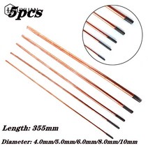 알루미늄 텅 스텐 동 주물 용접 봉 라운드 아크 공기 가우 징 탄소 막대 바 4-10mm 용접 DC 가스 건 전극, 04 5mm