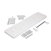 MotorGuide MGA501A2 트롤링 모터용 범용 탈착식 마운트 — 합성 — 화이트, White