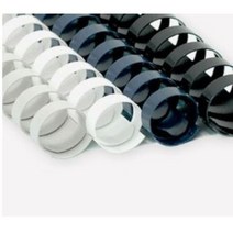 [P1D] 카피어랜드 제본 플라스틱링 교재 제본링 28mm 50개입 / 코일링 와이어링 제본스프링 pvc제본표지 스프링제본기 제본용표지 크리스탈링 플라스틱제본링 ( P1D / 991247EA ), 검정