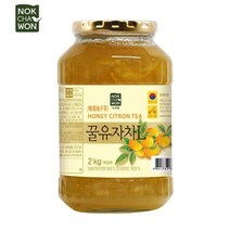 [녹차원]차다움꿀유자차 2KG, 단품
