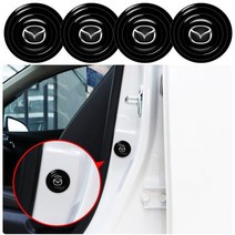 자동차 도어 충격 스티커 흡수 방음 버퍼 가스켓 Mazda 2 3bx 5 6 2017 CX4 CX5 CX7 CX9 CX3 CX 5 Alexa 2019 2020, 10pcs+MG
