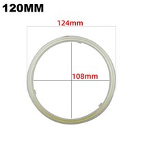 수입차 부품 자동차 주간 러닝 라이트 Bmw 닛산 아우디 Led 천사 눈 전구 헤일로 링 램프 Drl 안개등 Dc12V 스타일링 장식 조명, [07] 120mm with PC cover