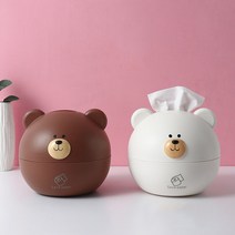 [1+1] 시우리빙 테드 두루마리 휴지케이스, 테드 휴지 디스펜서/색상별/2개입, 1세트