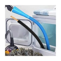 Sealegend 2피스 건조기 통풍구 클리너 키트 및 보풀 브러시 진공 호스 부착 리무버 파워 와셔 벤트, 블루.