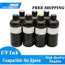 엡손 R290 R330 1390 1400 1410 1500W UV 프린터 잉크 하드 소프트 잉크 500ML 1000ML 병 범용 UV 잉크 신제품, UV 프리코팅-500ML