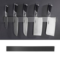 쉐프 자석칼꽂이 칼보관함 칼 수납 스텐거치대 업소용, 자석칼꽂이 실버 대(50cm)