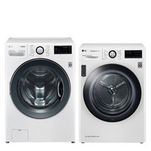 LG전자 트롬 건조기 세트 F21WDU-9V 21kg + 9kg 방문설치